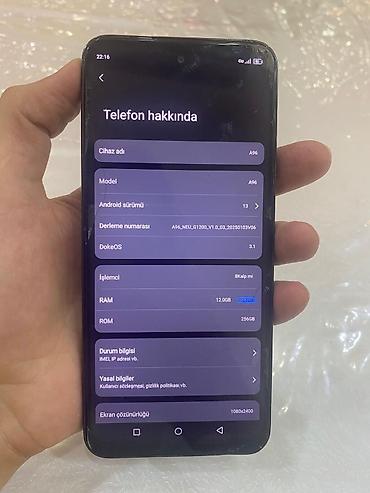 usb data modem: Blackview A96 smartfon Texniki xüsusiyyətlər: - Model: Blackview A96 — 3