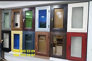 Оборудование для магазинов: YANA SİYİRMƏLİ QAPILAR. PLASTİK ALÜMİNİUM ŞÜŞƏ Qapı ve — 4