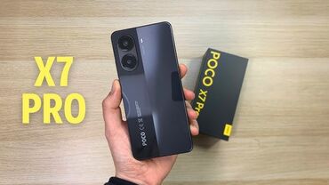 поко ф7 ультра: Poco X7 Pro, Колдонулган, 512 ГБ, түсү - Кара, 2 SIM