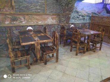 Masa və oturacaq dəstləri: Restoran bag evleri ucun her nov masa ve oturacaqlar barlar besetkalar