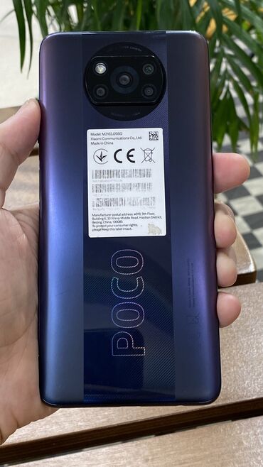 Уюлдук телефондор: Poco X3 Pro, Колдонулган, 256 ГБ, түсү - Кара, 2 SIM