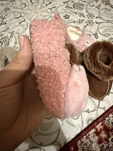 сапоги натуралка: Комплект детских домашних/уличных тёплых сапог 3 пары 1) Серые — 8