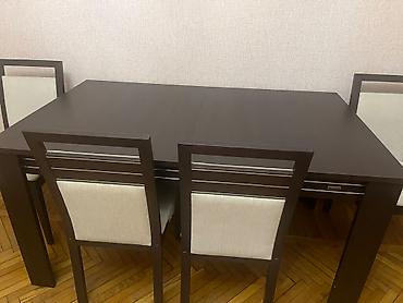 bellona: Acılan stol və 4 stul. Bellona firmasi Stolun acılmamls olcusu 150x90 — 3