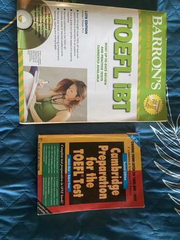 сони 3 диск: Продаю книги для подготовки к TOEFL с дисками, 2 шт. за 2000
