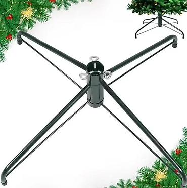 amfore za cvece: Metalno postolje za jelku – sklopivi X stalak - Stabilna metalna — 1