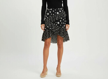 spódniczka midi rozkloszowane: H&M, Spódnica damska, rozmiar M