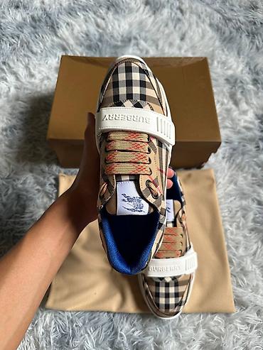 кеды gucci: Мужские кроссовки, 39, Burberry, Новый, цвет - Бежевый, Платная доставка — 3
