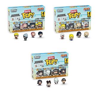 Oyuncaqlar: Funko Bitty Pop! – Naruto Shippuden kolleksiya fiqurları (4-lü qutu — 3