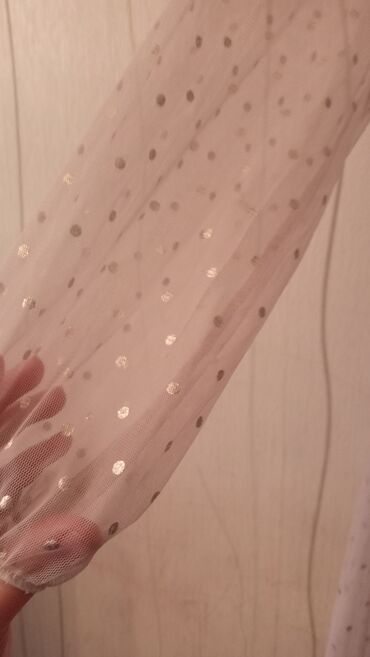 Ziyafət donları: Zərif şifondan hazırlanmış uzun don - Rəng: açıq pudra/şampan tonunda — 6