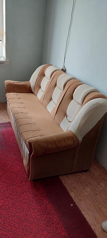 Klassik yumşaq mebel dəsti – 3 nəfərlik divan və 1 nəfərlik kreslo