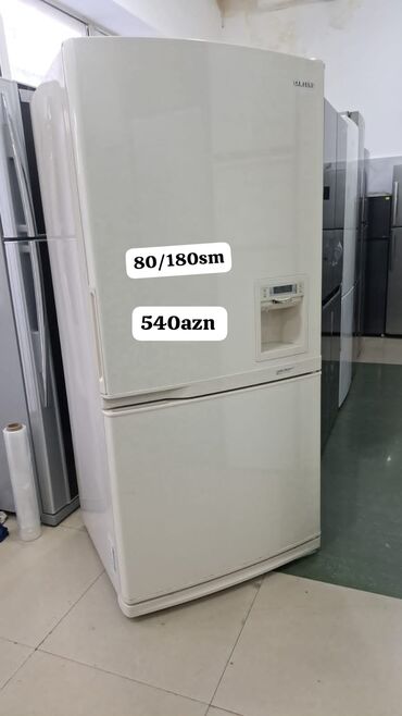 Paltaryuyan maşınlar: İşlənmiş 2 qapılı Samsung Soyuducu Satılır, rəng - Ağ