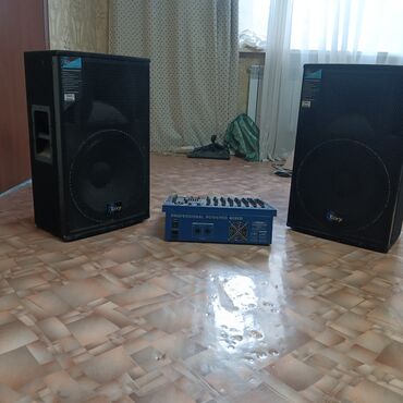 купить усилитель звука для колонок: Комплект звукоусиления для мероприятий Состав: - Две акустические