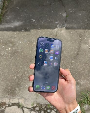 Apple iPhone: IPhone 14 Pro, Б/у, 128 ГБ, Jet Black, Защитное стекло, 80 %