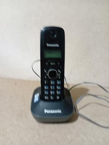 ses mixeri: Panasonic simsiz ev telefonu və şarj bazası - Brend/model: Panasonic — 1