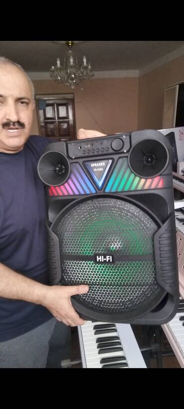 mikro: Yeni Kolonka, Növ - Bluetooth, rəng - Qara