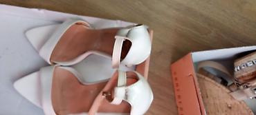Basanoşka və səndəllər: Qadın platforma sandal - Rəng: bej/nude tonları - Dizayn: Taxta/kork — 15