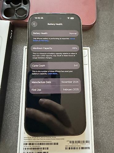 Apple iPhone: Apple iPhone 16 Pro 512gb esim sim free bh89% KAO NOV, perfektno na lalafo.rs — 9 Apple iPhone: Apple iPhone 16 Pro 512gb esim sim free bh89% KAO NOV, perfektno — 9