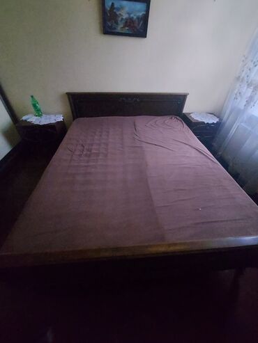 художественная ковка мебель: Двуспальная кровать, С матрасом at lalafo.az художественная ковка мебель: Двуспальная кровать, С матрасом