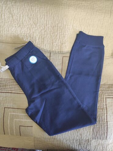 швея штаны: Джинсы и брюки, цвет - Синий, Новый