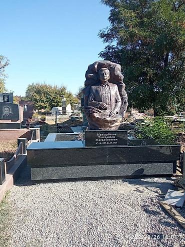 Ритуальные услуги: Облицовка надгробий, Изготовление памятников, Изготовление табличек | Мраморная крошка, Габбро, Металл | Оформление — 10