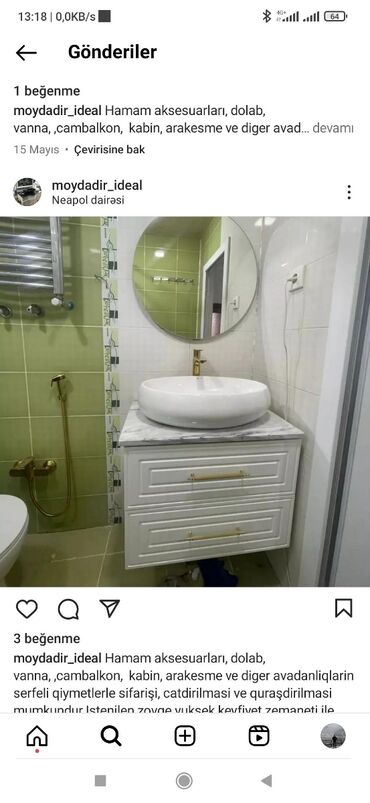 Moydadırlar: Moydadir və dolabların istehsalı və anbar qiymətinə satışı Material — 3