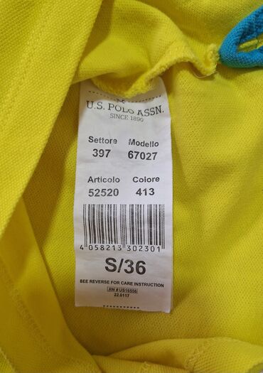 Majice kratkih rukava: U.S. Polo Assn, S (EU 36), Pamuk, bоја - Žuta — 7