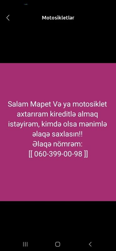 atv motosiklet qiymetleri: Tufan - M50 80 sm3, 2020 il