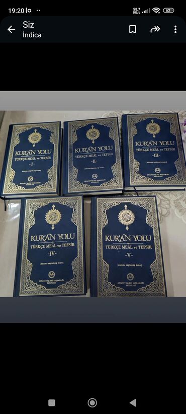 Kitablar, jurnallar, CD, DVD: Quran turkce erebce ve tefsiri (aciglamali) watchap aktivdir