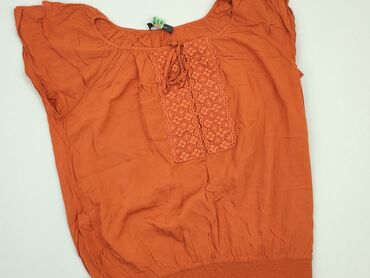 pomarańczowa bluzki damskie: Блуза жіноча, L, стан - Хороший