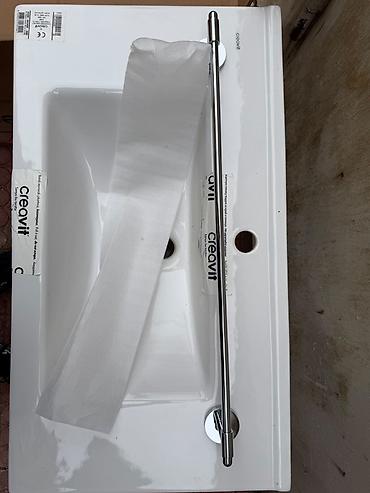 parda tul: Creavit hamam dəsti – lavabo və alt dolab Üzərində Vitra kran və — 4