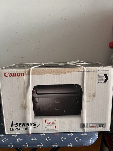 принтеры бу купить: Лазерный принтер Canon i-SENSYS LBP6030B в черном цвете. Использовался