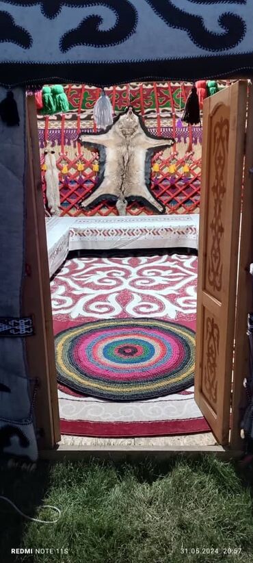 Аренда юрт: Аренда юрты, Каркас Деревянный, 85 баш, Казан, Посуда, С полом — 6