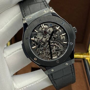 швейцарские часы patek philippe: Hublot Big Bang Skeleton Премиум качество Швейцарский механизм