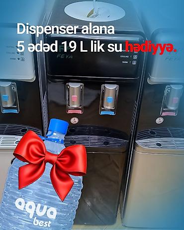 Техника для кухни: Dispenser 5 butulka 18Lt. su🎁hediyye Yeni su soyducu ve qızdırcı — 2