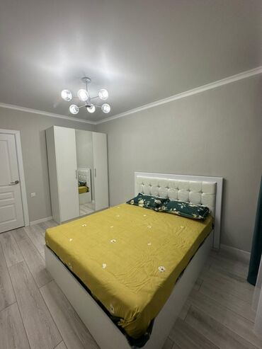 сдается квартира в бишкеке: 3 бөлмө, Жаздык, жууркан-төшөк каптары, Кондиционер, Унаа токтотуучу жай