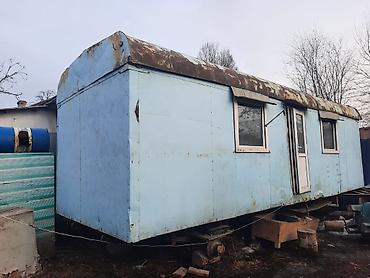 жилой вагончик: Передвижной бытовой вагон-дом на шасси. - Каркас металлический — 1