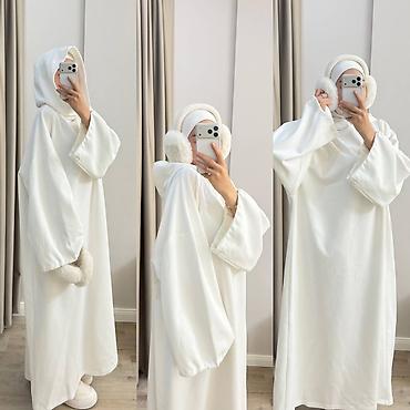 Айымдардын кийими: Күнүмдүк көйнөк, Күз-жаз, Узун модель, Трикотаж, Оверсайз, Бардык өлчөмдөр — 3