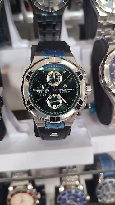 3d saat: Maurice Lacroix Chronograph kişi qol saatları - İsveçrə dizaynı ilə — 4