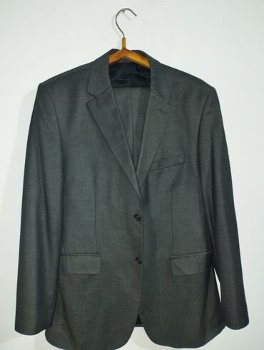 ателье по пошиву мужских костюмов: Костюм 5XL (EU 50), цвет - Серый