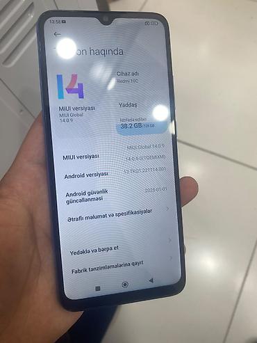 redmi 13: Redmi 10C, 128 GB, rəng - Mavi, İki sim kartlı — 2
