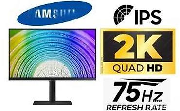 Monitori: Samsung 27" IPS monitor – Quad HD 2K rezolucija, 75 Hz - Ekran: 27 — 19