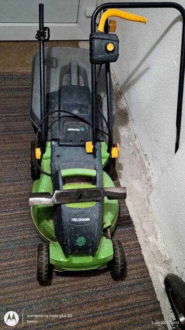 Lawn mowers and trimmers: Electrical, Used, Customer pickup, Paid delivery