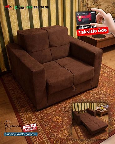 küc divan: Yeni, Kreslo-kravat, Parça, Kredit var, Şəhərdaxili pulsuz çatdırılma — 3
