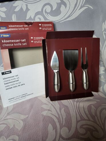 Noževi: Kuhinjiski komplet Stainless Steel oznaka 18/10 Nemacka. Trodelni deo — 1