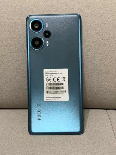 чехлы на режим нот 8: Poco F5, Б/у, 1 ТБ, цвет - Синий, 2 SIM