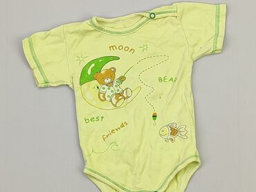 spodnie na szelkach dla niemowlaka: Body, 3-6 m, 
stan - Dobry