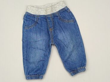 Spodnie jeansowe, F&F, 3-6 m, stan - Dobry