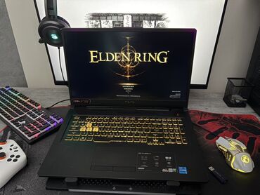 ноутбук для офиса: Ноутбук, Asus, 16 ГБ ОЭТ, Intel Core i5, 17.3 ", Колдонулган, Оюндар үчүн, эс тутум NVMe SSD