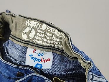 boho top: Spodnie jeansowe, Topolino, 2-3 lat, 92/98, stan - Bardzo dobry — 4