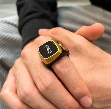 Колье: Смарт кольцо-тасбих Zikir Ring IQIBLA M0220DG (Black Gray, 20 мм